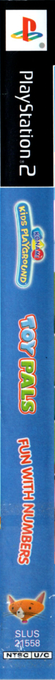Konami Kids Playground - Toy Pals Fun With Numbers — box-2D-side (US)