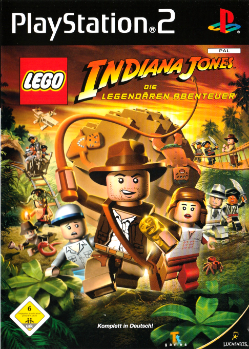 Lego Indiana Jones - The Original Adventures — box-2D (DE)