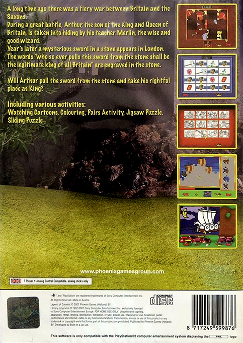 Legend Of Camelot — box-2D-back (EU)