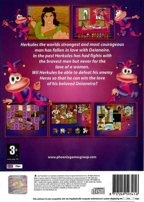 Legend Of Herkules — box-2D-back (EU)