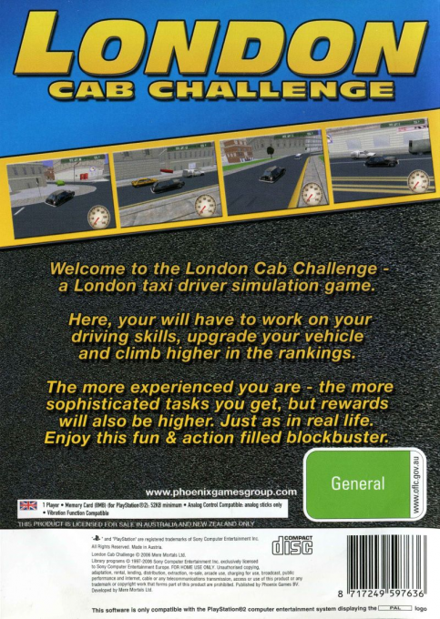 London Cab Challenge — box-2D-back (AU)