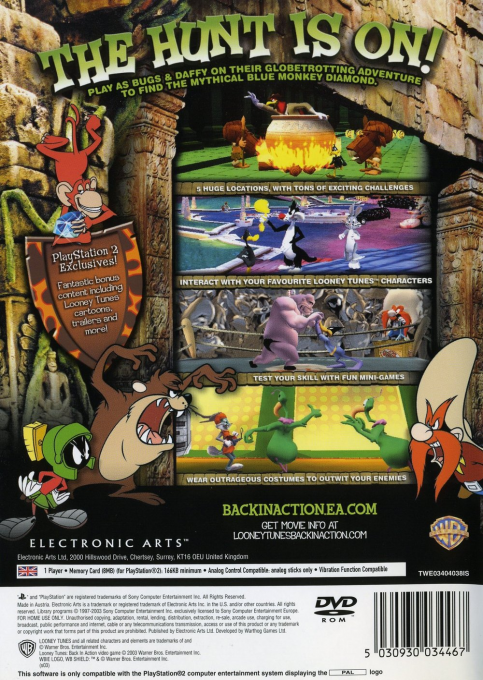Looney Tunes - Back In Action — box-2D-back (EU)