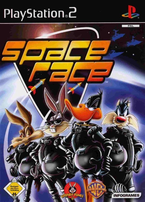 Looney Tunes - Space Race — box-2D (DE)