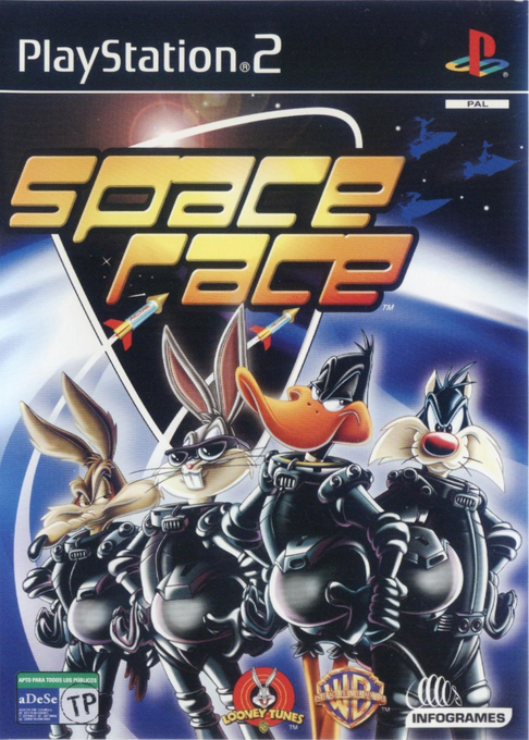 Looney Tunes - Space Race — box-2D (SP)