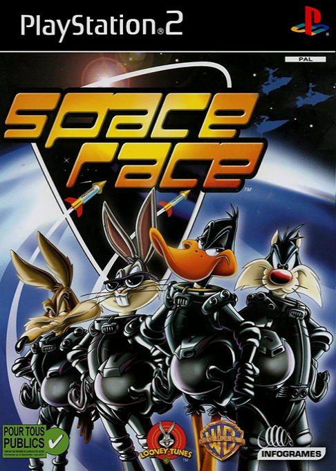 Looney Tunes - Space Race — box-2D (FR)