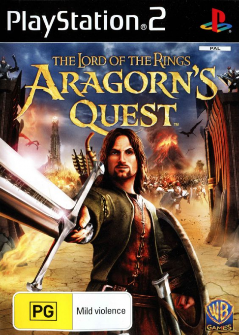 Lord of the Rings -  Aragorn's Quest — box-2D (AU)