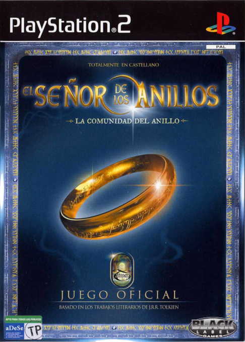 Lord of the Rings - The Fellowship of the Ring — box-2D (SP)
