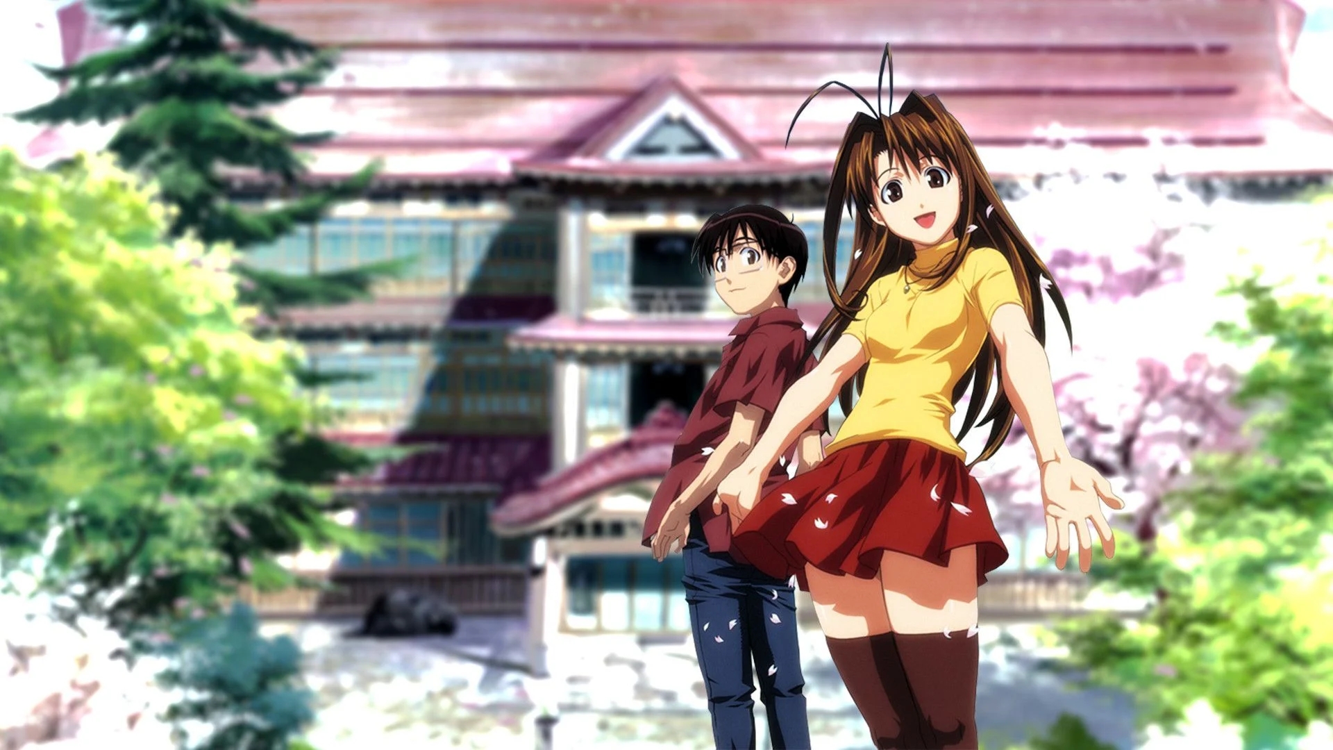 Love Hina Gorgeous - Chiratto Happening!! — fanart