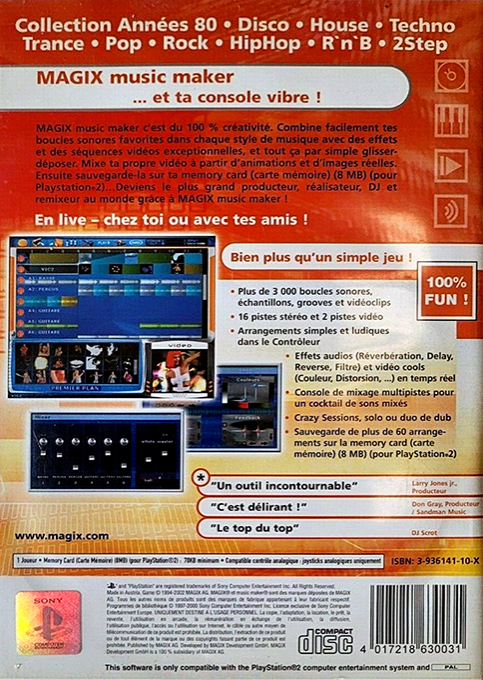 Magix Music Maker — box-2D-back (FR)
