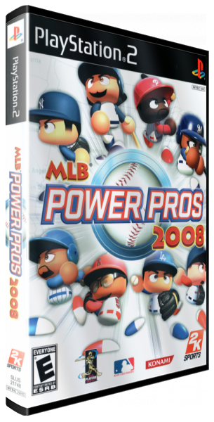 Mlb Power Pros 2008 — box-3D (US)