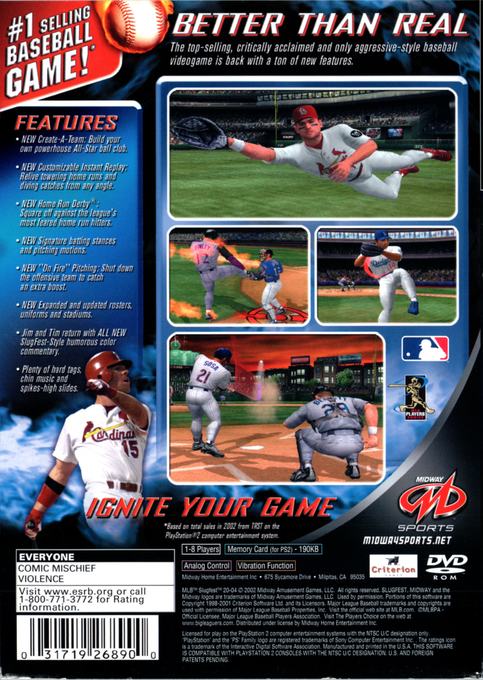 MLB SlugFest 20-04 — box-2D-back (US)