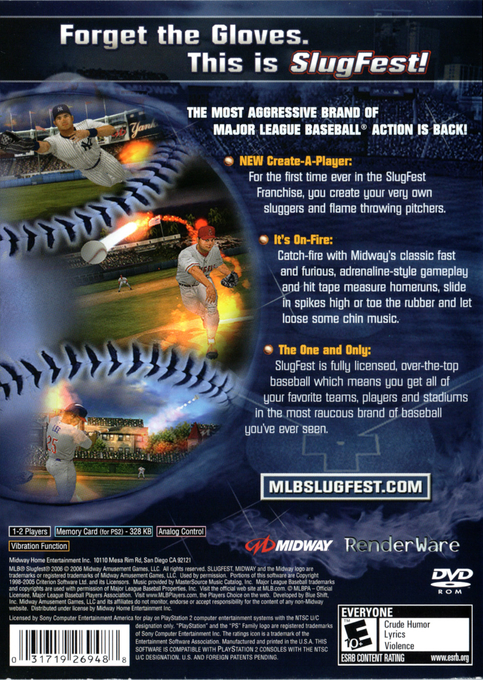 Mlb Slugfest 2006 — box-2D-back (US)