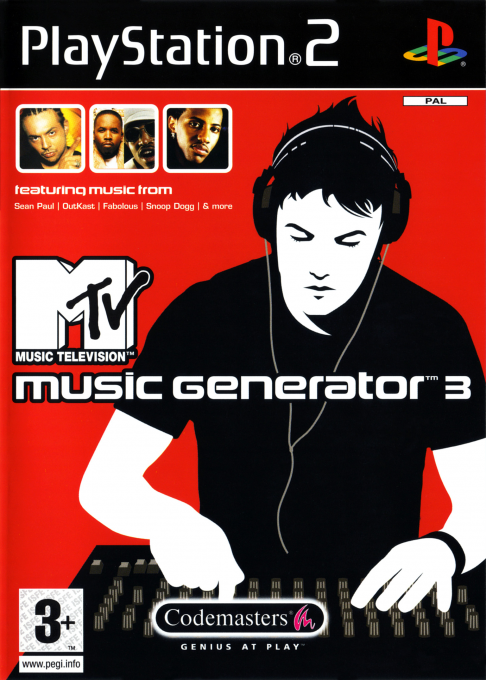 Mtv Music Generator 3 — box-2D (EU)