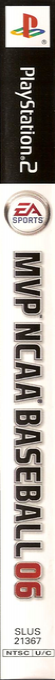 Mvp 06 Ncaa Baseball — box-2D-side (US)