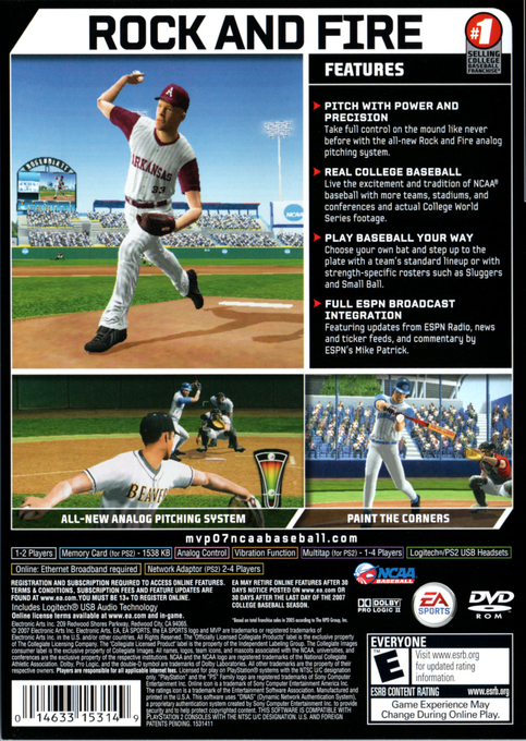 Mvp 07 Ncaa Baseball — box-2D-back (US)