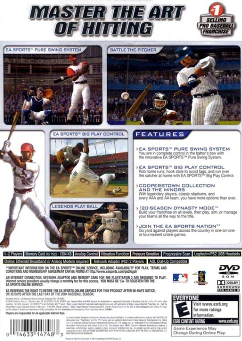 Mvp Baseball 2004 — box-2D-back (US)