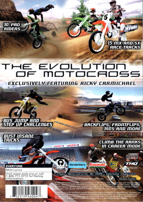 Mx 2002 Featuring Ricky Carmichael — box-2D-back (US)