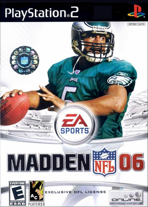 Madden NFL 06 box art
