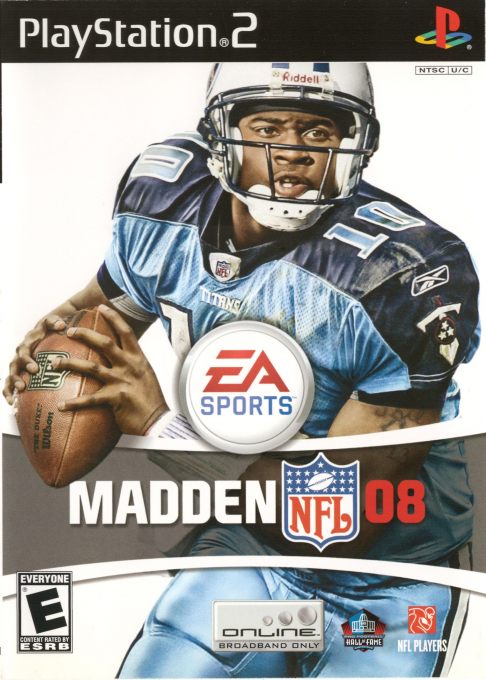 Madden NFL 08 box art