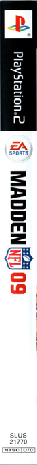 Madden Nfl 09 — box-2D-side (US)