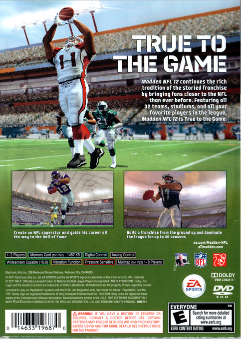 Madden Nfl 12 — box-2D-back (US)
