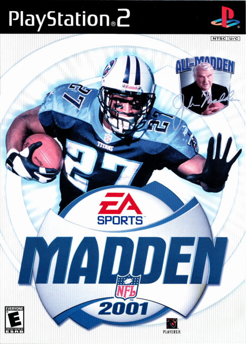Madden Nfl 2001 box art