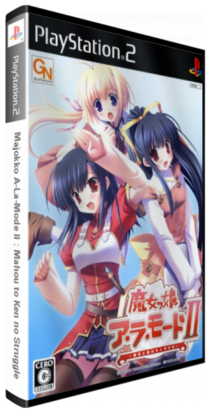 Majokko A-la-mode 2 - Mahou To Ken No Struggle — box-3D (JP)