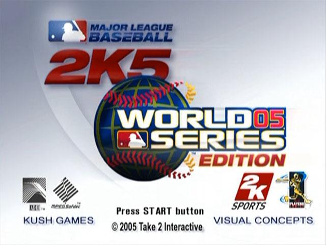 Major League Baseball 2K5 - World Series Edition — sstitle (US)