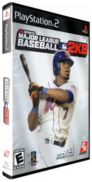 Major League Baseball 2k8 — box-3D (US)