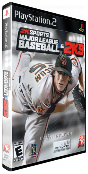 Major League Baseball 2k9 — box-3D (US)