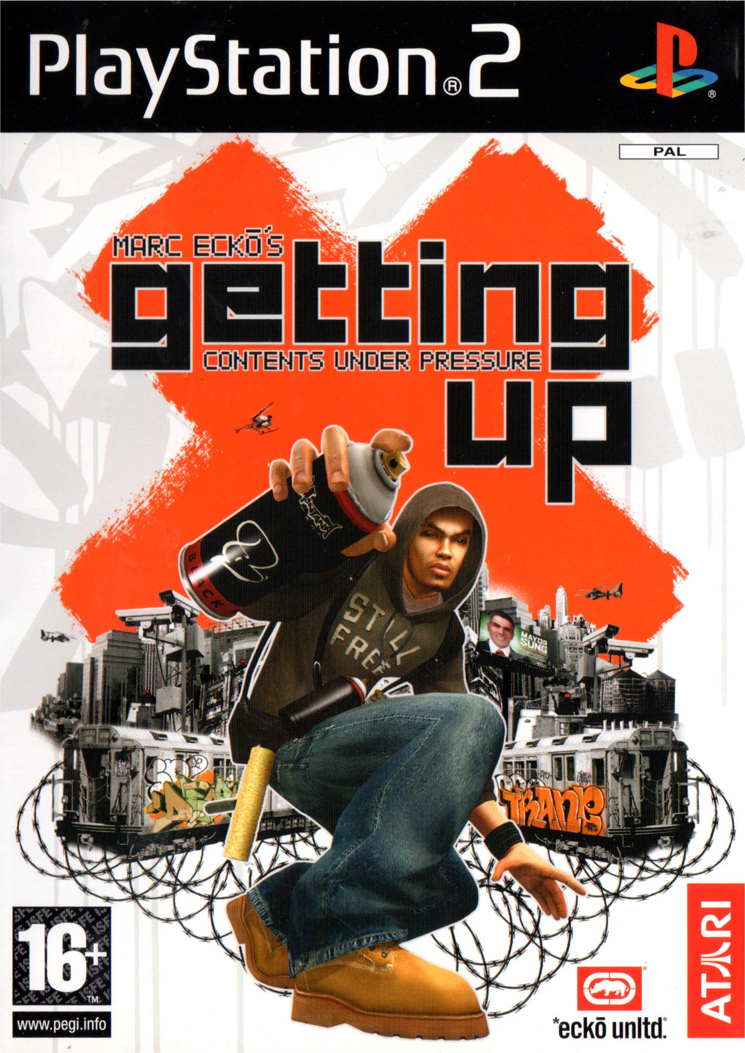 Marc Ecko's Getting Up - Contents Under Pressure — box-2D (EU)