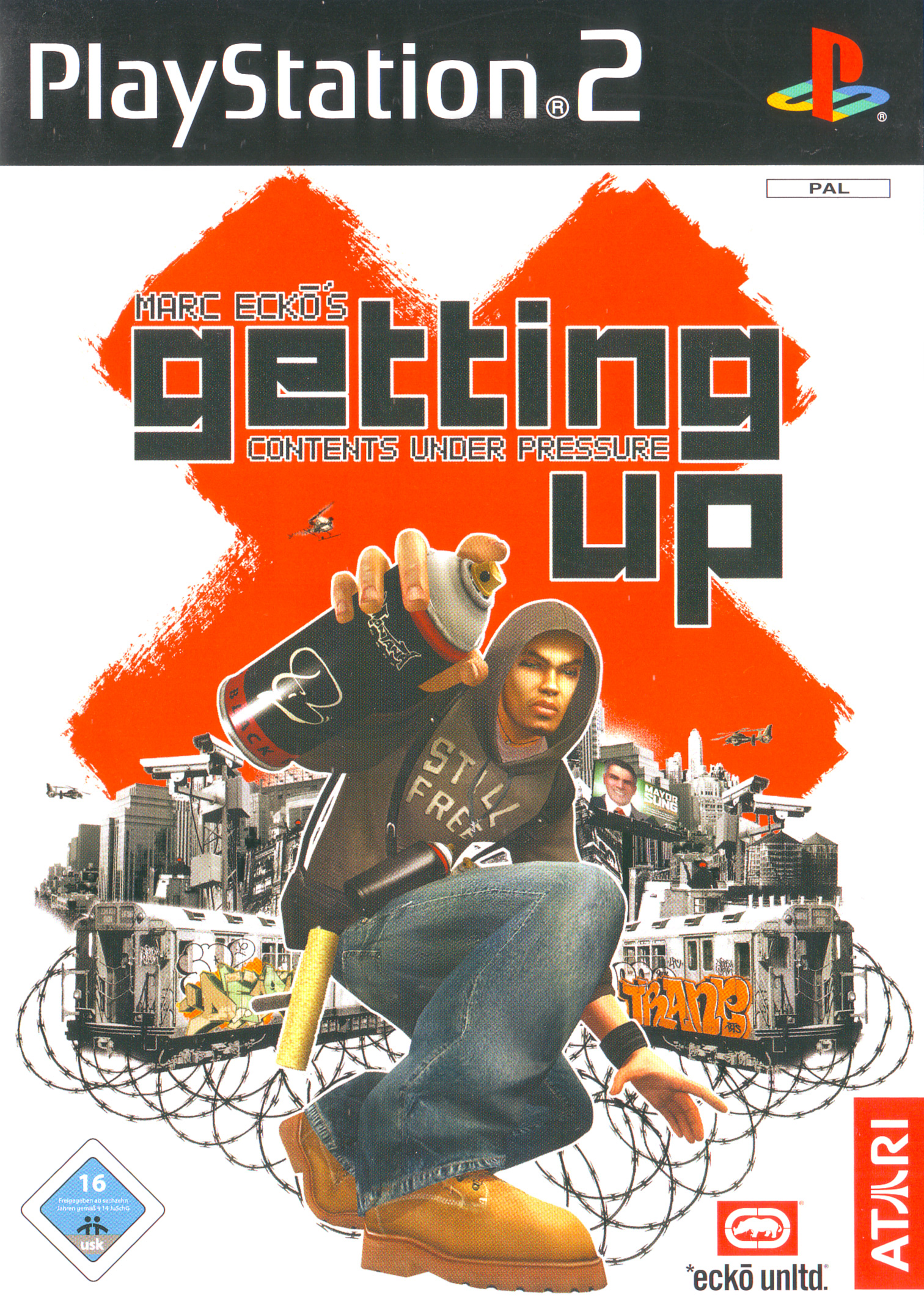 Marc Ecko's Getting Up - Contents Under Pressure — box-2D (DE)