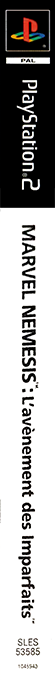 Marvel Nemesis - Rise of the Imperfects — box-2D-side (FR)