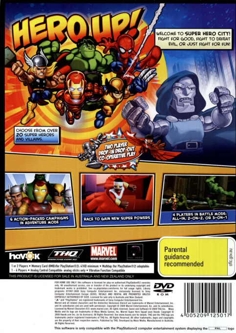 Marvel Super Hero Squad — box-2D-back (EU)