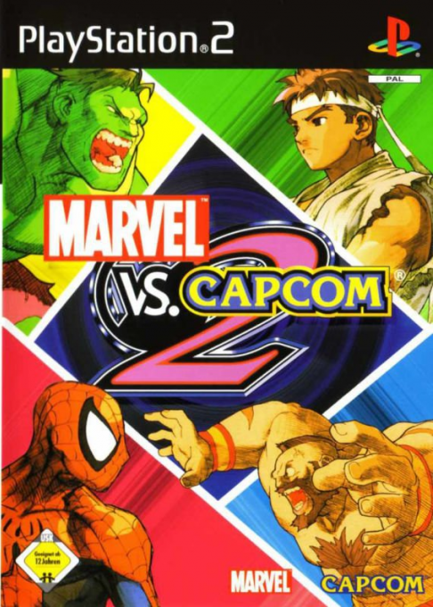 Marvel Vs. Capcom 2 — box-2D (DE)