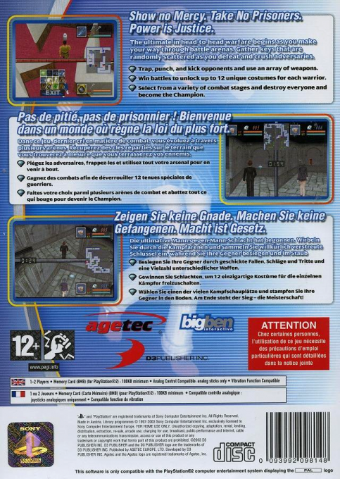 Maze Action — box-2D-back (EU)