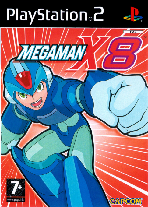 Mega Man X8 — box-2D (EU)