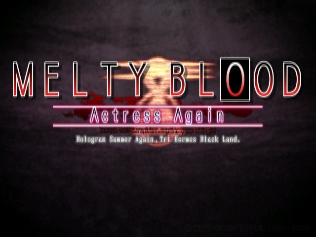 Melty Blood - Actress Again — sstitle (JP)