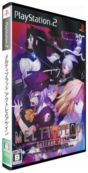 Melty Blood - Actress Again — box-3D (JP)