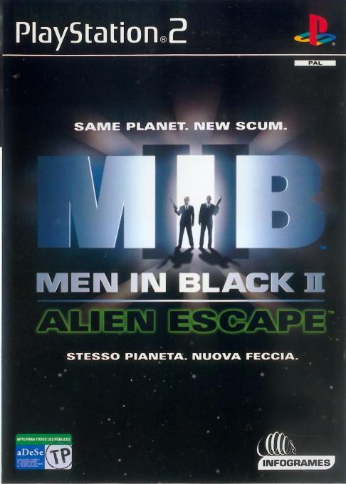 Men In Black 2 - Alien Escape — box-2D (SP)