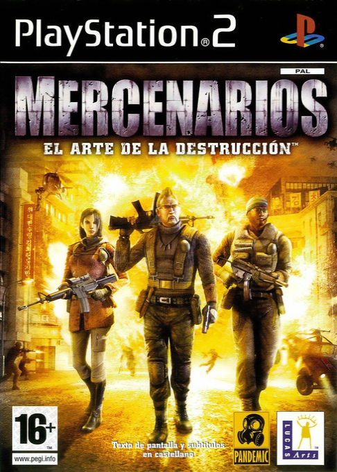 Mercenaries - Playground of Destruction — box-2D (SP)