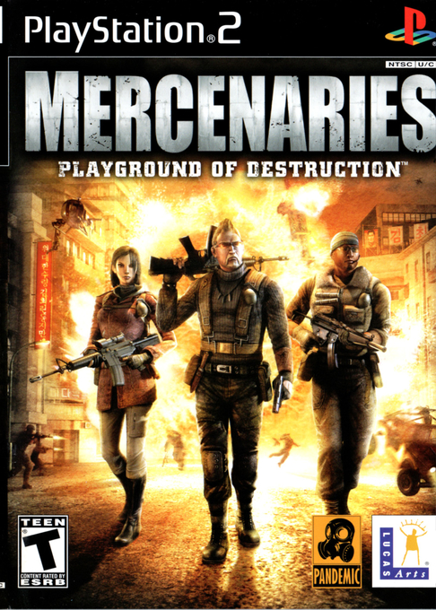 Mercenaries - Playground of Destruction box art