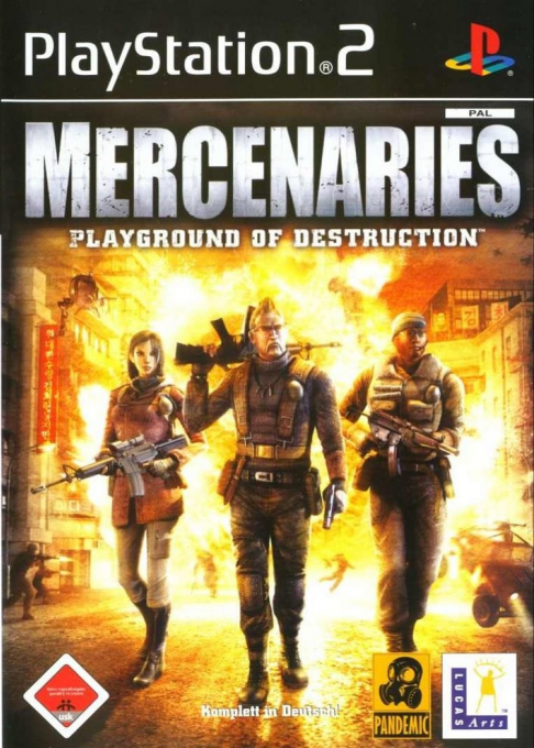 Mercenaries - Playground of Destruction — box-2D (DE)