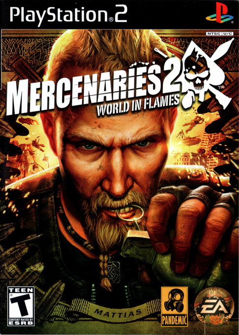 Mercenaries 2 - World in Flames box art