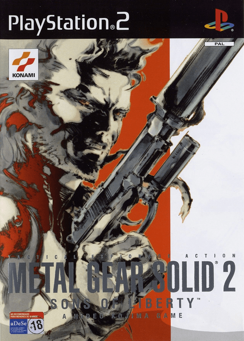 Metal Gear Solid 2 - Sons Of Liberty — box-2D (SP)