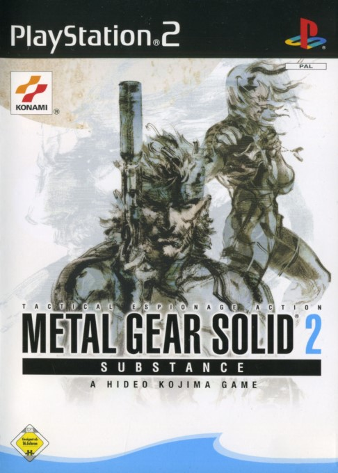 Metal Gear Solid 2 Substance — box-2D (DE)