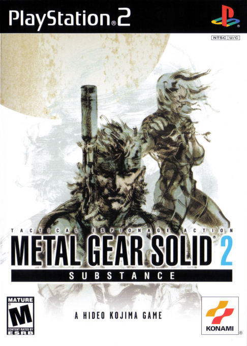 Metal Gear Solid 2 Substance box art