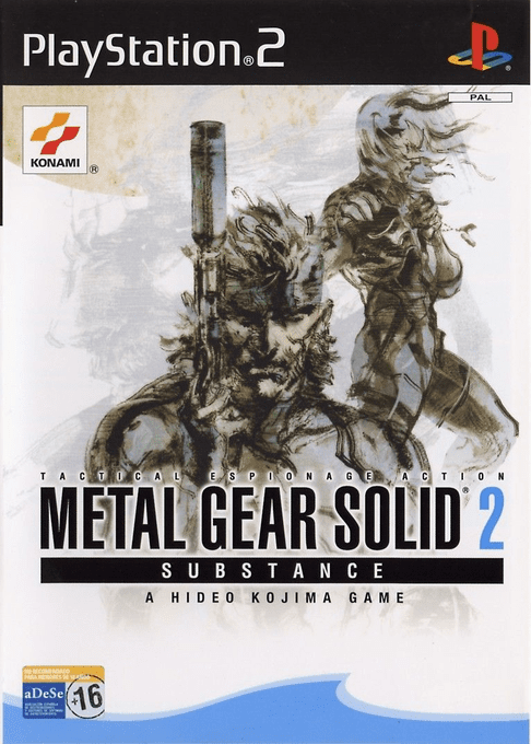 Metal Gear Solid 2 Substance — box-2D (SP)