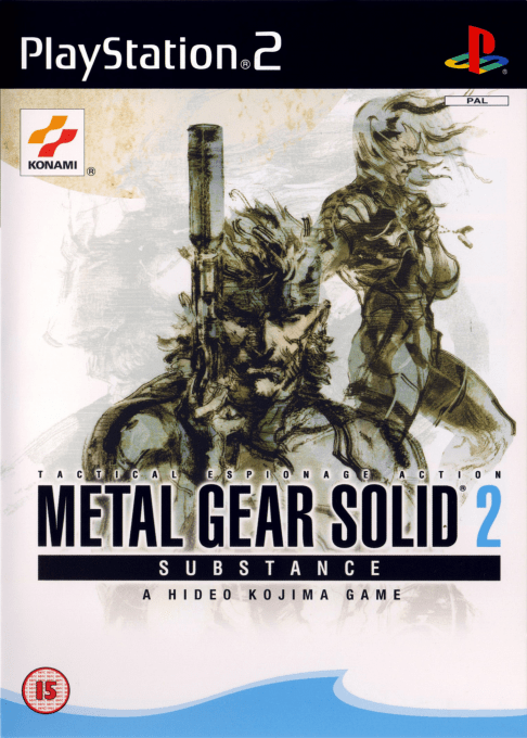 Metal Gear Solid 2 Substance — box-2D (EU)