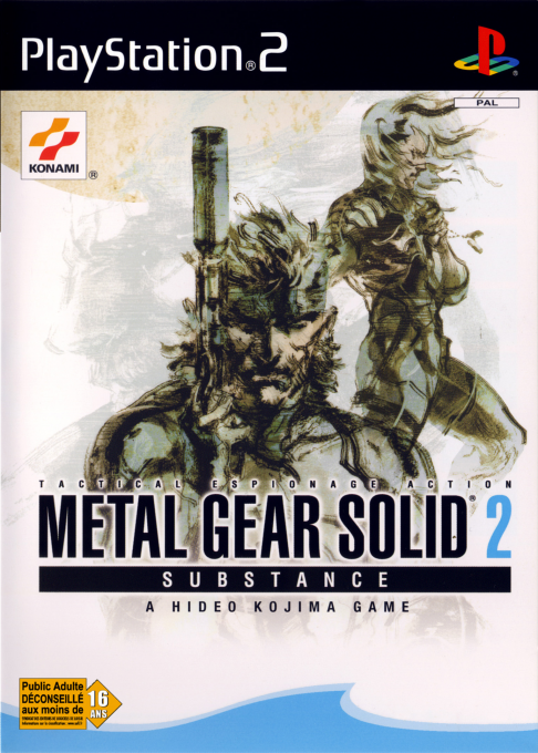 Metal Gear Solid 2 Substance — box-2D (FR)